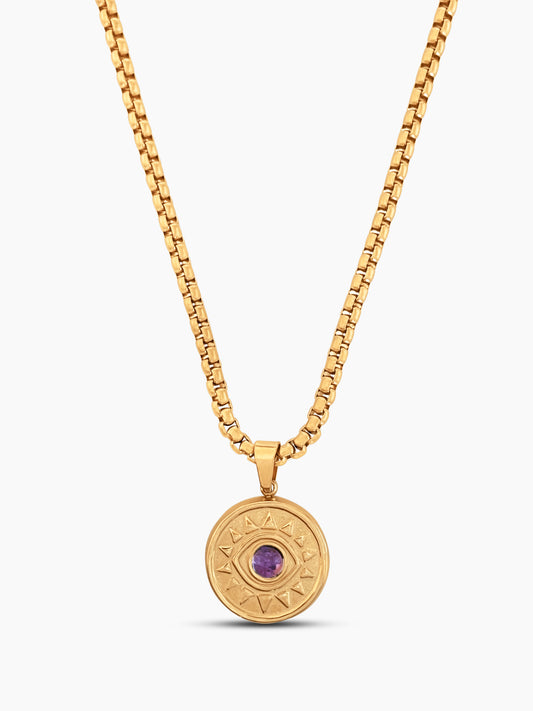 Evil Eye Pendant Chain Necklace