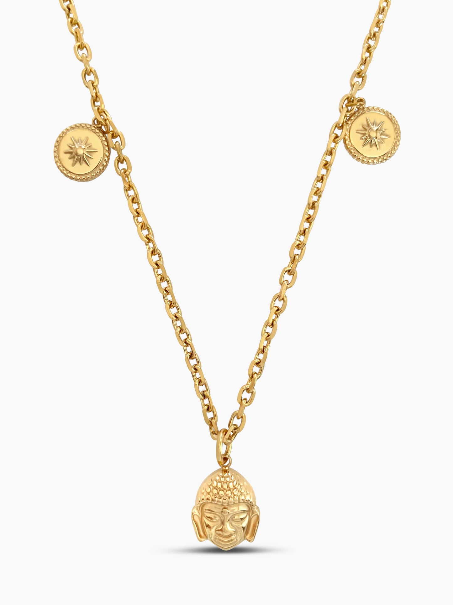 Buddha Pendant Chain Necklace
