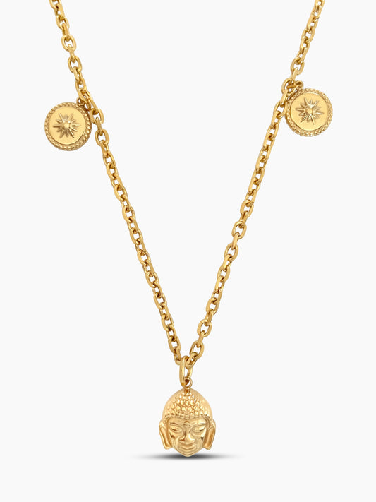 Buddha Pendant Chain Necklace