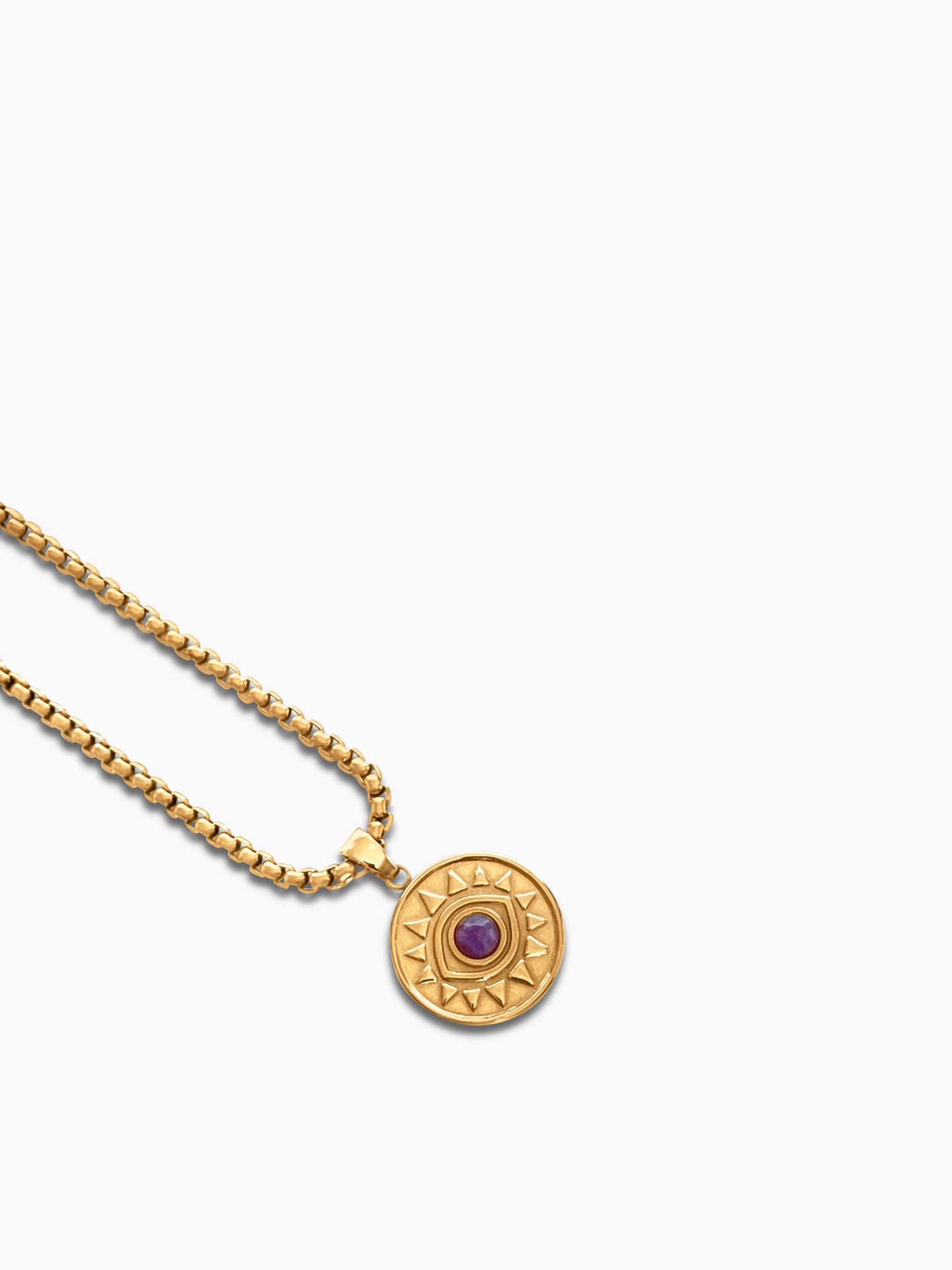 Evil Eye Pendant Chain Necklace