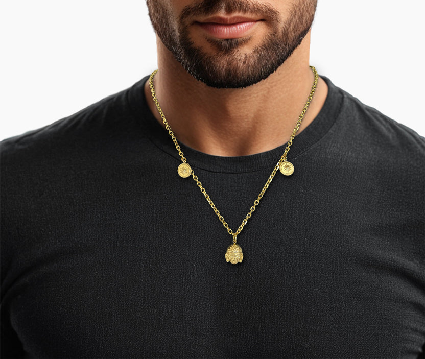 Buddha Pendant Chain Necklace